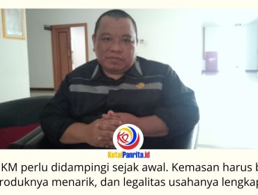Anggota Komisi II DPRD Kota Samarinda, Sani Bin Husain, mendorong penguatan pembinaan, legalitas usaha, dan akses permodalan bagi pelaku UMKM agar produk lokal semakin berdaya saing serta mampu menembus pasar dan jaringan ritel modern. Foto: Fathur Rabbany.
