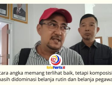 Ketua Komisi II DPRD Kota Samarinda, Iswandi, menyoroti realisasi anggaran Dinas Ketahanan Pangan yang masih didominasi belanja rutin dan operasional. Ia meminta program yang dijalankan lebih fokus pada peningkatan ketahanan pangan dan manfaat nyata bagi masyarakat. Foto: Fathur Rabbany.