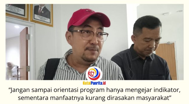 Ketua Komisi II DPRD Kota Samarinda, Iswandi, meminta penetapan skala prioritas program Dinas Ketahanan Pangan dievaluasi agar lebih fokus pada kebutuhan warga dan manfaat nyata bagi masyarakat. Foto: Fathur Rabbany.
