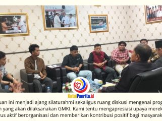 Ketua DPRD Kota Samarinda, Helmi Abdullah, didampingi Wakil Ketua DPRD Ahmad Vananzha dan Rusdi, menerima audiensi Gerakan Mahasiswa Kristen Indonesia (GMKI) Kota Samarinda di Ruang Ketua DPRD Kota Samarinda, Selasa (2/6/2026). Pertemuan tersebut membahas agenda organisasi serta penguatan sinergi antara mahasiswa dan DPRD dalam mendukung pembangunan daerah.