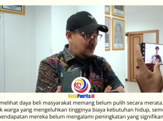 Ketua Komisi II DPRD Kota Samarinda, Iswandi, memberikan keterangan terkait kondisi ekonomi masyarakat yang dinilai belum sepenuhnya pulih, dengan kenaikan biaya kebutuhan pokok, pendidikan, dan kebutuhan rumah tangga lainnya yang masih membebani warga. Foto: Dok. Fathur Rabbany.