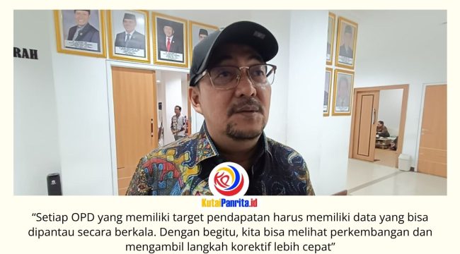 Ketua Komisi II DPRD Kota Samarinda, Iswandi, memberikan keterangan terkait pentingnya penguatan pengawasan penerimaan pajak dan retribusi daerah guna meminimalkan kebocoran serta mengoptimalkan pencapaian target Pendapatan Asli Daerah (PAD). Foto: Dok. Fathur Rabbany.