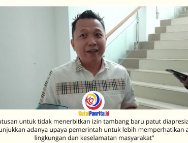 Ketua Komisi III DPRD Kota Samarinda, Deni Hakim Anwar, memberikan keterangan terkait perlunya inventarisasi dan pengawasan terhadap lubang bekas tambang sebagai langkah mencegah jatuhnya korban jiwa di Kota Samarinda. Foto: Fathur Rabbany.
