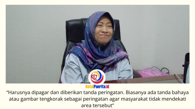 
 Wakil Ketua Komisi IV DPRD Kota Samarinda, Sri Puji Astuti, memberikan keterangan kepada awak media terkait pentingnya penguatan upaya perlindungan masyarakat di sekitar kawasan bekas tambang guna mencegah terjadinya korban jiwa. Foto: Fathur Rabbany.
