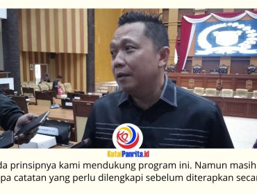 Ketua Komisi III DPRD Kota Samarinda, Deni Hakim Anwar, menyampaikan dukungan terhadap upaya Pemerintah Kota Samarinda dalam membangun sistem parkir yang lebih tertata, modern, dan berorientasi pada peningkatan pelayanan kepada masyarakat. Foto: Fathur Rabbany.