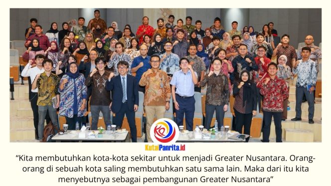 
 Otorita IKN bersama akademisi dari Jepang menggelar program Jumat Belajar di Kantor Otorita IKN, Jumat (5/6/2026), untuk membahas strategi pembangunan kawasan metropolitan yang terintegrasi sebagai upaya memperkuat kolaborasi dan mendorong pengembangan Greater Nusantara. Foto: Dok. Humas Otorita IKN.