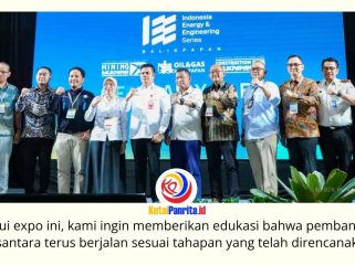 Otorita Ibu Kota Nusantara (OIKN) bersama Pamerindo Indonesia menghadirkan booth informasi dan edukasi tentang Nusantara pada ajang Indonesia Energy & Engineering Series (IEES) 2026 di BSCC Dome Balikpapan, 10–12 Juni 2026, sebagai upaya memperkenalkan perkembangan pembangunan IKN serta peluang investasi kepada masyarakat dan pelaku usaha. Foto: Dok. Humas Otorita IKN.