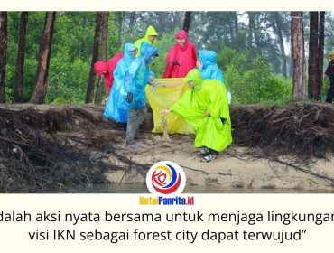 Berawal dari belajar, kemudian tumbuh menjadi kepedulian terhadap lingkungan. Sejumlah mitra, termasuk para pelajar, antusias mengikuti rangkaian kegiatan peringatan Hari Lingkungan Hidup Sedunia 2026 sebagai wujud aksi nyata menjaga kelestarian alam. Foto: Humas Otorita IKN.