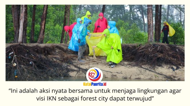 
 Berawal dari belajar, kemudian tumbuh menjadi kepedulian terhadap lingkungan. Sejumlah mitra, termasuk para pelajar, antusias mengikuti rangkaian kegiatan peringatan Hari Lingkungan Hidup Sedunia 2026 sebagai wujud aksi nyata menjaga kelestarian alam. Foto: Humas Otorita IKN.