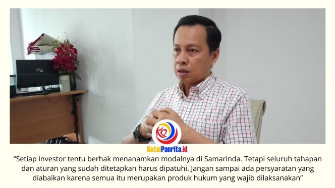 
 Anggota Komisi I DPRD Kota Samarinda, Ronal Stephen Lonteng, menegaskan bahwa DPRD mendukung masuknya investasi ke Kota Samarinda sebagai upaya mendorong pertumbuhan ekonomi dan membuka lapangan kerja. Namun, ia menekankan seluruh persyaratan administrasi, teknis, serta perizinan yang berlaku harus dipenuhi secara lengkap sebelum kegiatan usaha mulai beroperasi. Foto: Fathur Rabbany.