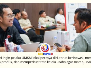 Pelaku UMKM mengikuti kegiatan Akademi SIAPIK (AKSI) 2026 dan Business Matching Pembiayaan UMKM di Kawasan Inti Pusat Pemerintahan (KIPP) IKN. Program yang digagas Otorita IKN bersama sejumlah mitra ini bertujuan meningkatkan kapasitas pelaku usaha melalui edukasi pengelolaan keuangan serta perluasan akses pembiayaan agar mampu bersaing di ekosistem ekonomi Nusantara. Foto: Humas Otorita IKN.