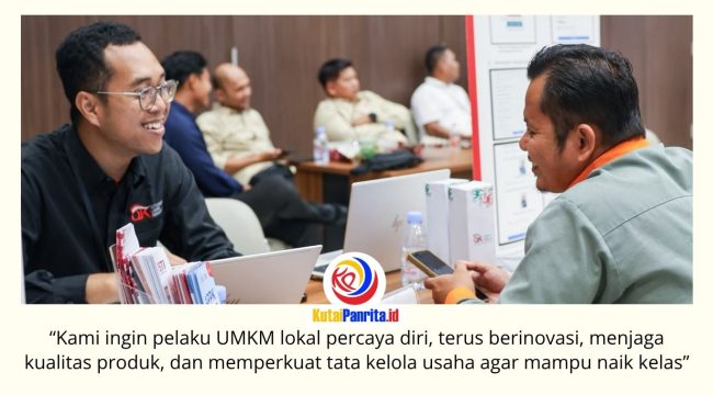 Pelaku UMKM mengikuti kegiatan Akademi SIAPIK (AKSI) 2026 dan Business Matching Pembiayaan UMKM di Kawasan Inti Pusat Pemerintahan (KIPP) IKN. Program yang digagas Otorita IKN bersama sejumlah mitra ini bertujuan meningkatkan kapasitas pelaku usaha melalui edukasi pengelolaan keuangan serta perluasan akses pembiayaan agar mampu bersaing di ekosistem ekonomi Nusantara. Foto: Humas Otorita IKN.