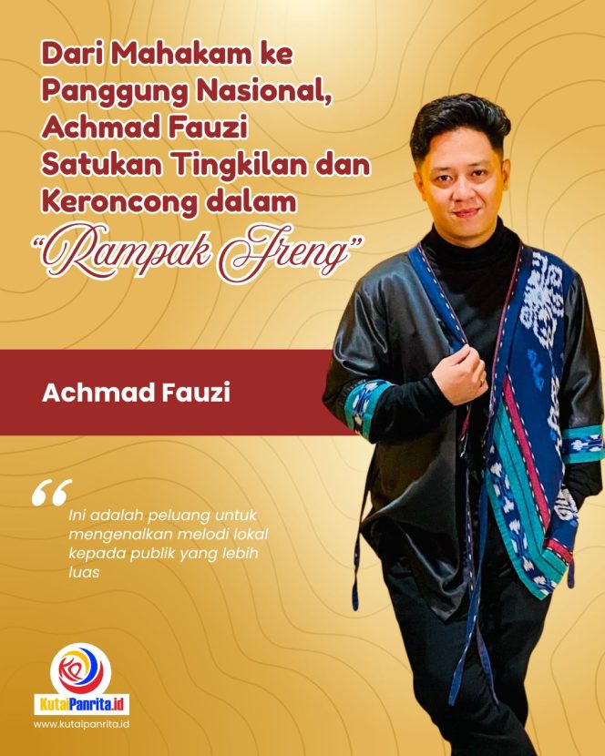 
 Flyer Achmad Fauzi, musisi asal Kutai Kartanegara, yang kembali menorehkan prestasi dengan berpartisipasi dalam album kompilasi 