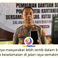 Kasatlantas Polres Kutai Kartanegara, AKP Ahmad Fandoli, memberikan keterangan kepada awak media terkait pelaksanaan Operasi Patuh Mahakam 2026. Ia menyampaikan bahwa Polres Kukar akan menggelar apel gelar pasukan pada Senin, 8 Juni 2026, di Mapolres Kutai Kartanegara sebagai tanda dimulainya operasi kepolisian yang berlangsung serentak selama 14 hari guna meningkatkan ketertiban dan keselamatan berlalu lintas. Foto: Fairuzzabady.