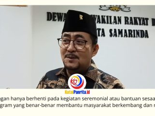 Ketua Komisi II DPRD Kota Samarinda, Iswandi, menegaskan bahwa program Corporate Social Responsibility (CSR) yang dijalankan sektor perbankan harus memberikan manfaat nyata bagi masyarakat. Menurutnya, pelaksanaan CSR perlu difokuskan pada program pemberdayaan yang berkelanjutan dan tidak sekadar bersifat seremonial. Foto: Dok. Fathur Rabbany.