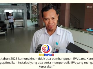 Direktur Teknik Perumdam Tirta Kencana Kota Samarinda, Kaharuddin, menjelaskan Perumdam akan memfokuskan program tahun 2026 pada optimalisasi instalasi pengolahan air (IPA) yang telah ada guna meningkatkan kapasitas produksi dan pelayanan air bersih kepada masyarakat. Foto: Fathur Rabbany.