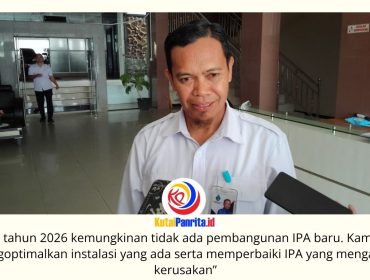 Direktur Teknik Perumdam Tirta Kencana Kota Samarinda, Kaharuddin, menjelaskan Perumdam akan memfokuskan program tahun 2026 pada optimalisasi instalasi pengolahan air (IPA) yang telah ada guna meningkatkan kapasitas produksi dan pelayanan air bersih kepada masyarakat. Foto: Fathur Rabbany.