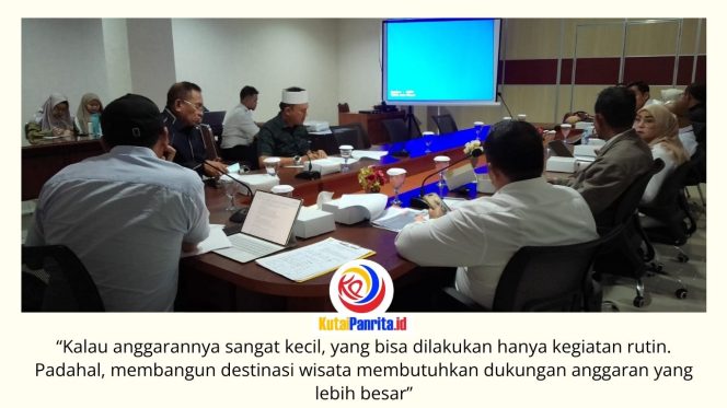 
 Sekretaris Komisi II DPRD Kota Samarinda, Rusdi Doviyanto, menyoroti minimnya alokasi anggaran sektor pariwisata yang dinilai masih menjadi kendala utama dalam pengembangan destinasi wisata di Kota Samarinda. Foto: Fathur Rabbany.