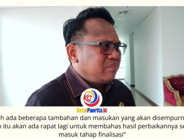 Ketua Komisi I DPRD Kota Samarinda, Samri Syaputra, menyampaikan pembahasan Raperda Kepemudaan masih pada tahap awal dengan menghimpun masukan dari berbagai pihak untuk penyempurnaan substansi regulasi. Foto: Fathur Rabbany.