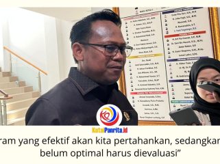 Ketua Komisi I DPRD Kota Samarinda, Samri Syaputra, mendorong seluruh OPD, termasuk Diskominfo, menghadirkan program inovatif yang meningkatkan pelayanan publik sekaligus berkontribusi pada Pendapatan Asli Daerah (PAD). Foto: Fathur Rabbany.