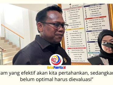 Ketua Komisi I DPRD Kota Samarinda, Samri Syaputra, mendorong seluruh OPD, termasuk Diskominfo, menghadirkan program inovatif yang meningkatkan pelayanan publik sekaligus berkontribusi pada Pendapatan Asli Daerah (PAD). Foto: Fathur Rabbany.