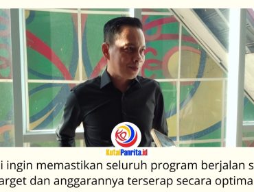 Anggota Komisi I DPRD Kota Samarinda, Ronal Stephen Lonteng, memberikan keterangan usai rapat kerja bersama Diskominfo Kota Samarinda, Senin (6/7/2026). Rapat membahas evaluasi realisasi program dan penyerapan anggaran hingga memasuki triwulan III. Foto: Fathur Rabbany.