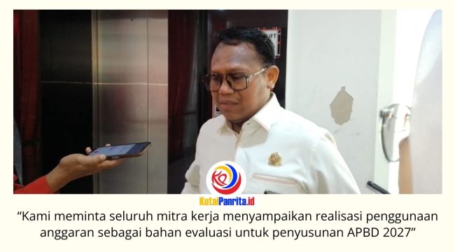 Ketua Komisi I DPRD Kota Samarinda, Samri Syaputra, menjelaskan pembahasan APBD Tahun 2027 telah memasuki tahapan awal. Karena itu, DPRD melakukan evaluasi terhadap pelaksanaan dan realisasi APBD Tahun 2026 untuk memperoleh gambaran menyeluruh sebagai dasar penyusunan anggaran yang lebih efektif dan tepat sasaran. Foto: Fathur Rabbany.