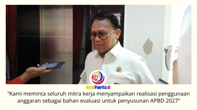 
 Ketua Komisi I DPRD Kota Samarinda, Samri Syaputra, menjelaskan pembahasan APBD Tahun 2027 telah memasuki tahapan awal. Karena itu, DPRD melakukan evaluasi terhadap pelaksanaan dan realisasi APBD Tahun 2026 untuk memperoleh gambaran menyeluruh sebagai dasar penyusunan anggaran yang lebih efektif dan tepat sasaran. Foto: Fathur Rabbany.