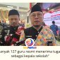 Kepala Disdikbud Kukar, Heriansyah, menjelaskan pelantikan kepala sekolah jenjang TK, SD, dan SMP menjadi bagian dari upaya Pemkab Kukar mengurangi kekosongan jabatan serta memperkuat tata kelola pendidikan di daerah. Foto: Fairuzzabady.