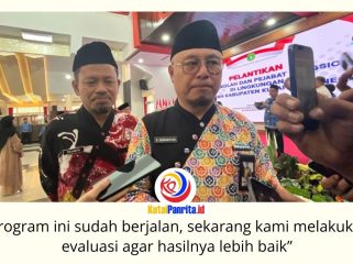 Kepala Disdikbud Kukar, Heriansyah, menjelaskan bantuan BOS Seragam disalurkan melalui sekolah dan didistribusikan kepada siswa lewat koperasi sekolah guna memperlancar penyaluran sekaligus memperkuat peran koperasi sekolah. Foto: Fairuzzabady.