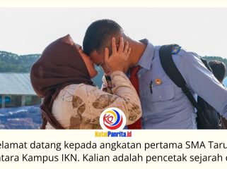 Sebanyak 191 siswa angkatan pertama SMA Taruna Nusantara Kampus IKN tiba di Kawasan Inti Pusat Pemerintahan (KIPP) Ibu Kota Nusantara, Kamis (9/7/2026), menandai dimulainya aktivitas pendidikan di kampus baru tersebut. Foto: Humas Otorita Ibu Kota Nusantara.