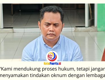 Ketua Yayasan Pondok Modern Ibadurrahman, Sadly El Udwany, memberikan keterangan pers di Pondok Modern Ibadurrahman, Desa Bangun Rejo, Kecamatan Tenggarong Seberang, Selasa (14/7/2026). Yayasan menilai pencabutan Nomor Statistik Pesantren (NSP) oleh Kementerian Agama melalui SK Dirjen Pendidikan Islam Nomor 1307 Tahun 2026 tidak memenuhi prosedur administrasi. Foto: Akmal Hafidz Krisnowo.