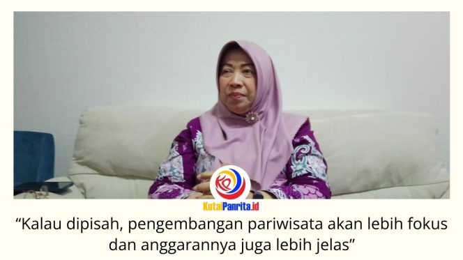 
 Wakil Ketua Komisi IV DPRD Kota Samarinda, Sri Puji Astuti, mengusulkan pemisahan Disporapar menjadi OPD tersendiri agar pengembangan sektor pariwisata lebih fokus, optimal, dan mampu meningkatkan Pendapatan Asli Daerah (PAD). Foto: Fathur Rabbany.