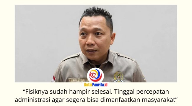 Ketua Komisi III DPRD Kota Samarinda, Deni Hakim Anwar, menyebut pembangunan fisik Teras Samarinda Tahap II hampir rampung. DPRD mendorong percepatan proses administrasi dan serah terima aset agar kawasan tersebut segera dibuka untuk masyarakat. Foto: Fathur Rabbany.