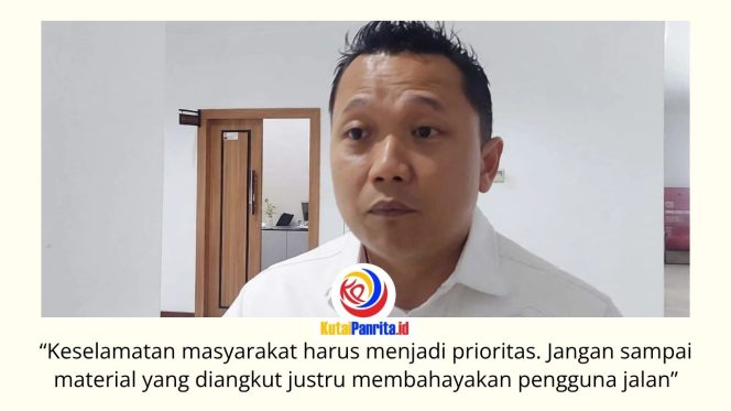 
 Ketua Komisi III DPRD Kota Samarinda, Deni Hakim Anwar, meminta perusahaan memastikan setiap armada angkut memenuhi standar keselamatan, termasuk menutup muatan dengan baik agar tidak mencemari jalan dan membahayakan pengguna jalan. Foto: Fathur Rabbany.