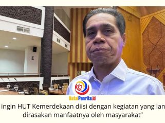 Ketua DPRD Kota Samarinda, Helmi Abdullah, menegaskan peringatan Hari Ulang Tahun ke-81 Kemerdekaan Republik Indonesia tidak hanya diisi kegiatan seremonial, tetapi juga diwujudkan melalui aksi sosial yang memberikan manfaat nyata bagi masyarakat, salah satunya melalui layanan pemeriksaan kesehatan dan donor darah gratis. Foto: Fathur Rabbany.