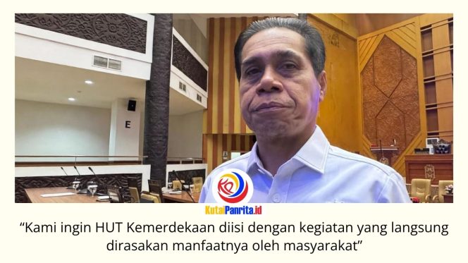 
 Ketua DPRD Kota Samarinda, Helmi Abdullah, menegaskan peringatan Hari Ulang Tahun ke-81 Kemerdekaan Republik Indonesia tidak hanya diisi kegiatan seremonial, tetapi juga diwujudkan melalui aksi sosial yang memberikan manfaat nyata bagi masyarakat, salah satunya melalui layanan pemeriksaan kesehatan dan donor darah gratis. Foto: Fathur Rabbany.