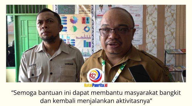 Pelaksana Tugas (Plt) Kepala Dinas Ketahanan Pangan Kutai Kartanegara, Ananias, mengatakan penyaluran Cadangan Pangan Pemerintah dilakukan setelah pendataan dan verifikasi warga terdampak kebakaran bersama pihak kelurahan, sesuai arahan Bupati Kutai Kartanegara. Foto: CS.