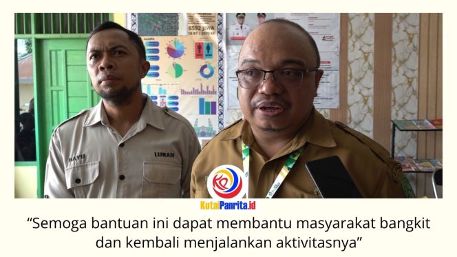 
 Pelaksana Tugas (Plt) Kepala Dinas Ketahanan Pangan Kutai Kartanegara, Ananias, mengatakan penyaluran Cadangan Pangan Pemerintah dilakukan setelah pendataan dan verifikasi warga terdampak kebakaran bersama pihak kelurahan, sesuai arahan Bupati Kutai Kartanegara. Foto: CS.