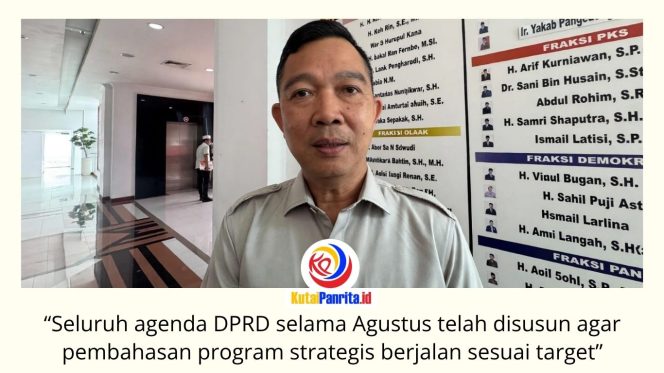 
 Anggota DPRD Kota Samarinda, Victor Yuan, menyebut penyusunan agenda melalui Badan Musyawarah (Banmus) menjadi langkah strategis untuk memastikan seluruh agenda kedewanan selama Agustus 2026 berjalan efektif, terarah, dan sesuai jadwal. Foto: Fathur Rabbany.