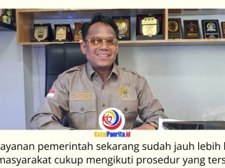 Ketua Komisi I DPRD Kota Samarinda, Samri Shaputra, mengajak masyarakat memanfaatkan layanan publik resmi, baik secara langsung maupun digital, sebagai upaya mencegah praktik percaloan dan pungutan liar dalam pengurusan administrasi. Foto: Fathur Rabbany.