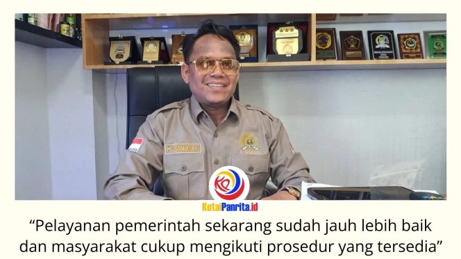 
 Ketua Komisi I DPRD Kota Samarinda, Samri Shaputra, mengajak masyarakat memanfaatkan layanan publik resmi, baik secara langsung maupun digital, sebagai upaya mencegah praktik percaloan dan pungutan liar dalam pengurusan administrasi. Foto: Fathur Rabbany.
