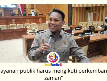 Ketua Komisi I DPRD Kota Samarinda, H. Samri Shaputra, mendorong optimalisasi digitalisasi layanan publik untuk mewujudkan pelayanan yang cepat, efisien, transparan, dan mudah diakses masyarakat. Foto: Fathur Rabbany.