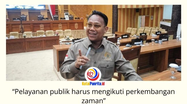 Ketua Komisi I DPRD Kota Samarinda, H. Samri Shaputra, mendorong optimalisasi digitalisasi layanan publik untuk mewujudkan pelayanan yang cepat, efisien, transparan, dan mudah diakses masyarakat. Foto: Fathur Rabbany.