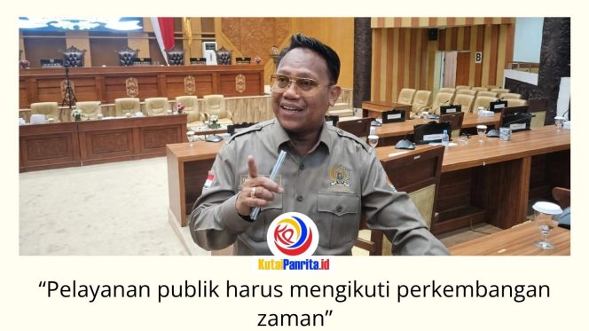 
 Ketua Komisi I DPRD Kota Samarinda, H. Samri Shaputra, mendorong optimalisasi digitalisasi layanan publik untuk mewujudkan pelayanan yang cepat, efisien, transparan, dan mudah diakses masyarakat. Foto: Fathur Rabbany.