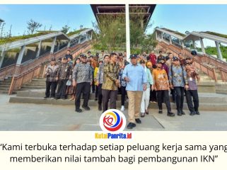 Gubernur Jawa Tengah Ahmad Luthfi bersama para bupati dan wakil bupati se-Jawa Tengah mengunjungi Otorita IKN untuk menjajaki kerja sama strategis dan peluang investasi guna mempercepat pembangunan Ibu Kota Nusantara, Kamis (6/8/2026). Foto: Humas Otorita Ibu Kota Nusantara.