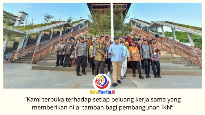 
 Gubernur Jawa Tengah Ahmad Luthfi bersama para bupati dan wakil bupati se-Jawa Tengah mengunjungi Otorita IKN untuk menjajaki kerja sama strategis dan peluang investasi guna mempercepat pembangunan Ibu Kota Nusantara, Kamis (6/8/2026). Foto: Humas Otorita Ibu Kota Nusantara.