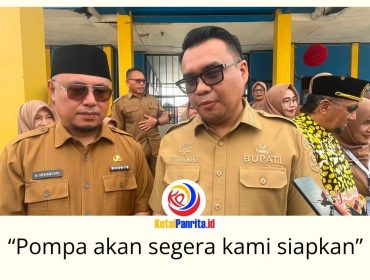 Bupati Kukar Aulia Rahman basri menegaskan pembentukan tim terpadu lintas opd untuk menangani dampak kemarau terhadap sektor pertanian. foto: Fairuzzabady.
