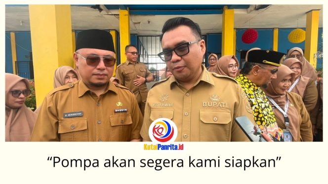 
 Bupati Kukar Aulia Rahman basri menegaskan pembentukan tim terpadu lintas opd untuk menangani dampak kemarau terhadap sektor pertanian. foto: Fairuzzabady.
