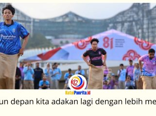 Rangkaian Pekan Olahraga dan Seni Nusantara (Porsentara) 2026 yang berlangsung 27 Juli–13 Agustus resmi berakhir di Ibu Kota Nusantara. Kegiatan yang diikuti ratusan kontingen tersebut menjadi bagian dari rangkaian menyambut HUT ke-81 Kemerdekaan RI. Foto: Humas Otorita IKN.